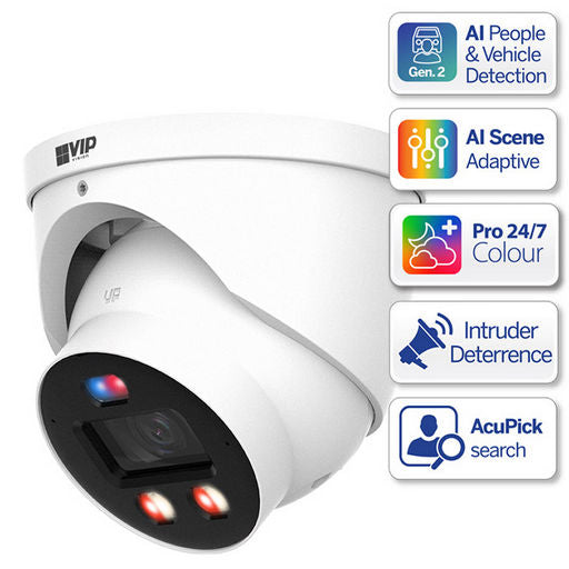 8MP IP CAMERA FIXED DETERRENCE TURRET