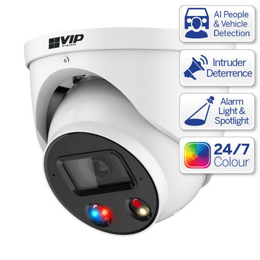 6MP IP CAMERA FIXED DETERRENCE TURRET