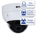 8MP IP DOME CAMERA VANDALPROOF MOTORISED ZOOM