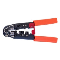 Cut Strip Crimp Tool for Modular Plug RJ45 8P &amp; RJ11 6P