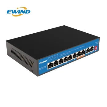 OEM/ODM PoE switch 4 8 16 24 ports unmanaged 100M & Gigabit 48V Ethernet PoE IEEE802.3af/at for CCTV,NVR