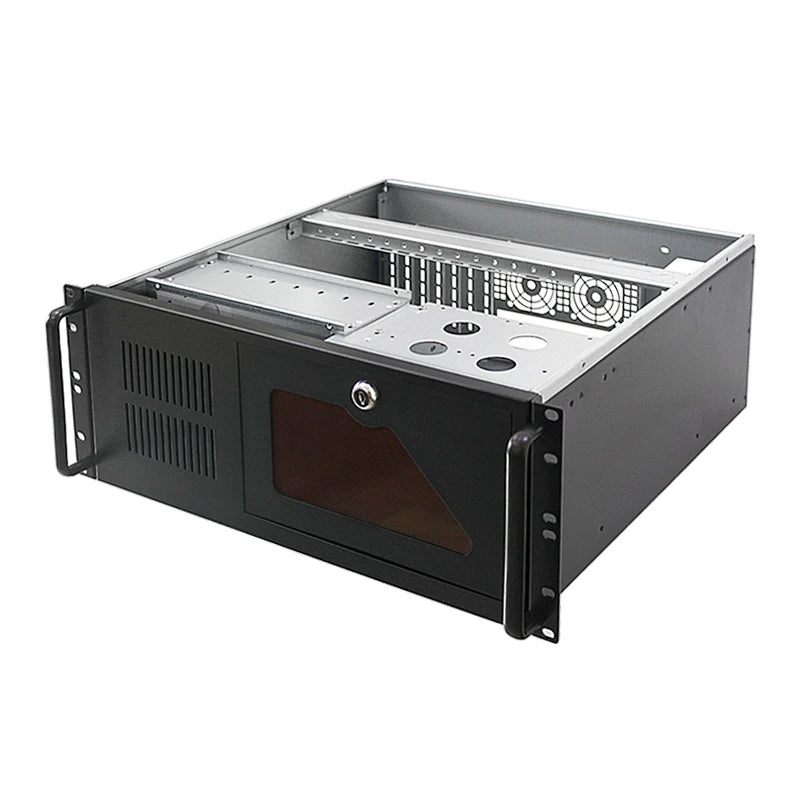 19 Inch 4U DVR NVR Rackmount Server Chassis Industrial Computer Case with ATX Form Factor Horizontal Style Fan Products in Stock