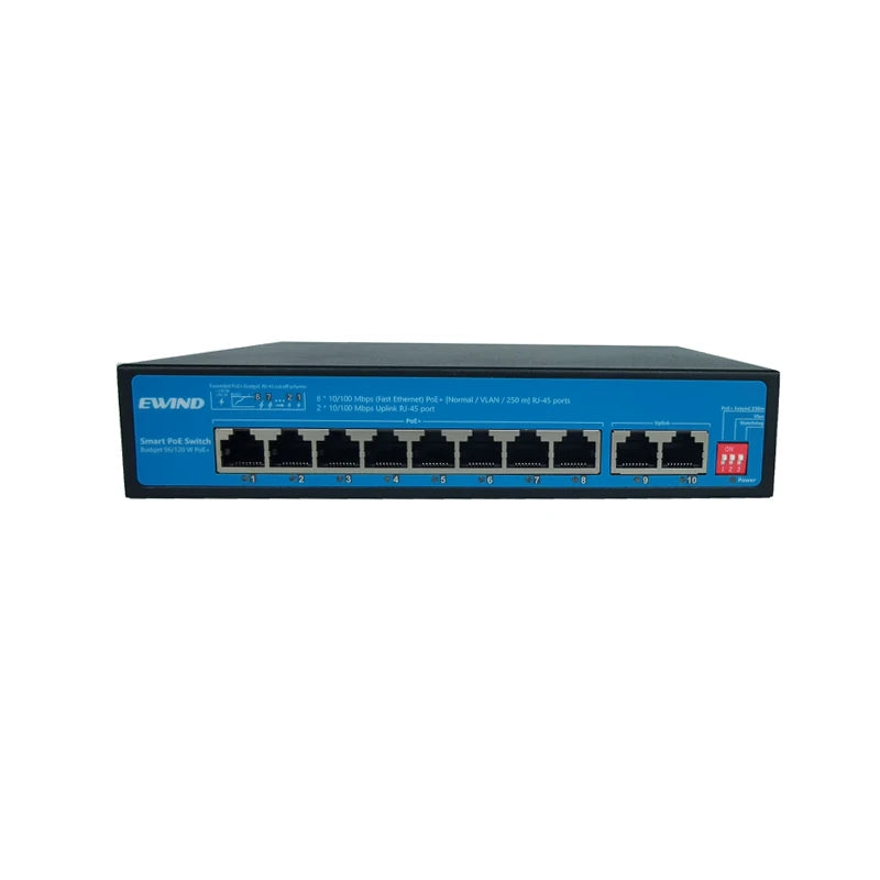 OEM/ODM PoE switch 4 8 16 24 ports unmanaged 100M & Gigabit 48V Ethernet PoE IEEE802.3af/at for CCTV,NVR