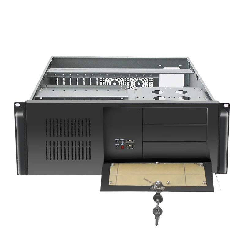19 Inch 4U DVR NVR Rackmount Server Chassis Industrial Computer Case with ATX Form Factor Horizontal Style Fan Products in Stock
