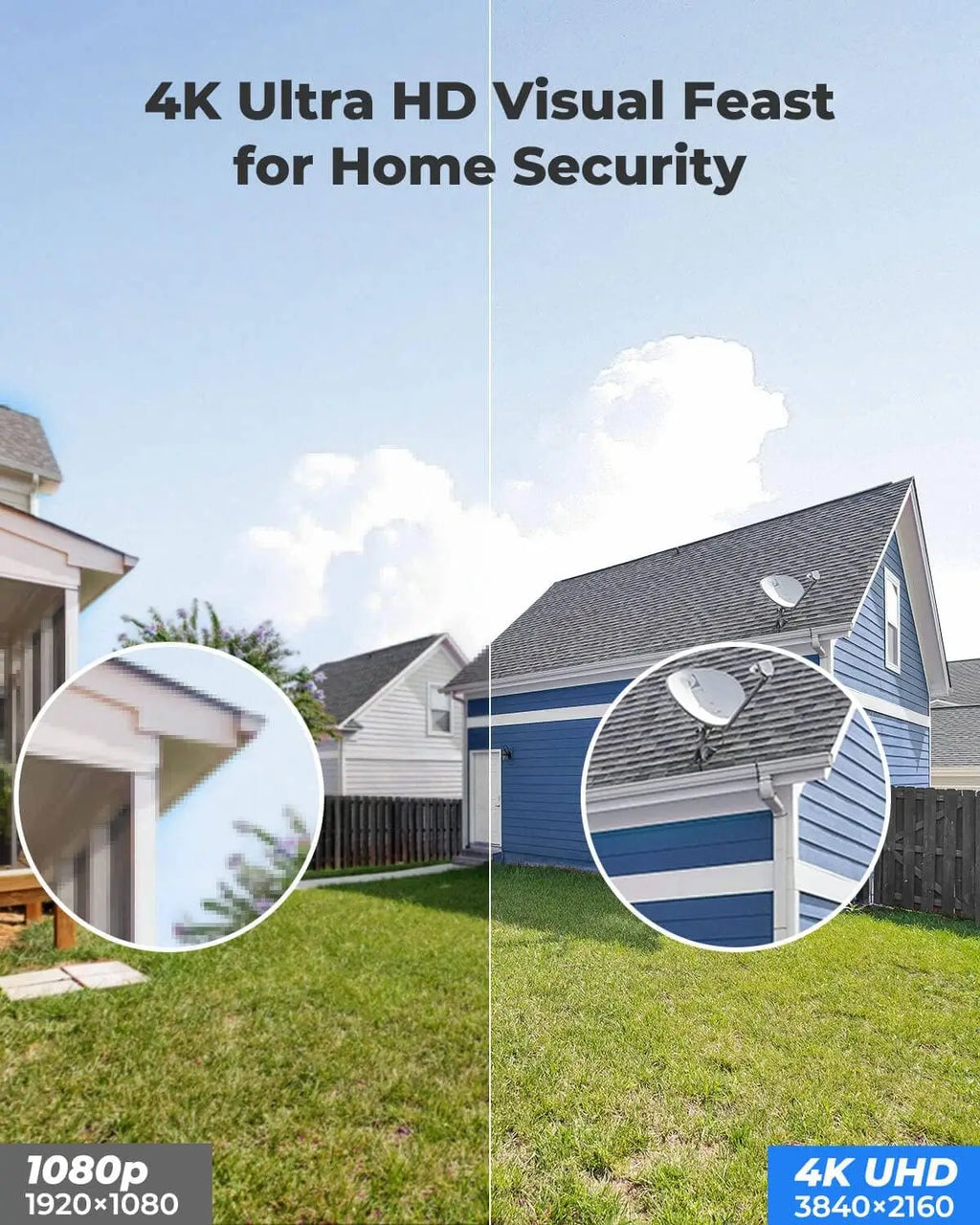 P334 Outdoor Dome IP Security Camera 8MP 4K Color Night Vision PoE with Human/Vehicle Detection Wide Angle CMOS Sensor NVR IP67