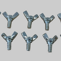 Stainless Steel Winged Bolts M6x12mm