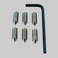 6 X M6 x 16mm Stainless Steel Grub Screws