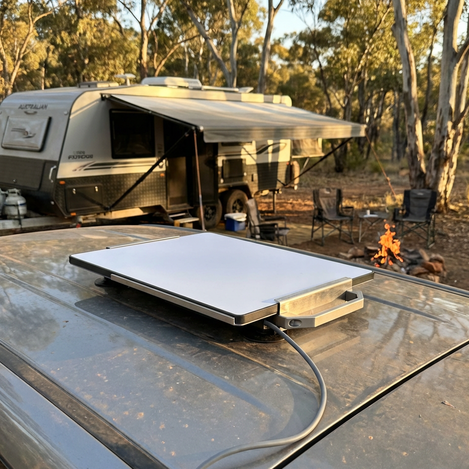 Outcamp Stainless Steel Magnetic Mount for Starlink Mini | 4WD | Australia