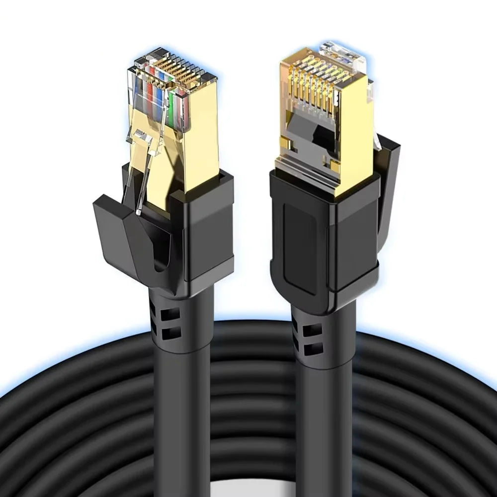 Ethernet cable Cat6/6e1/2/3/5/10/30M, supporting Lan network connection, equipped with RJ45 connector, suitable for IP security