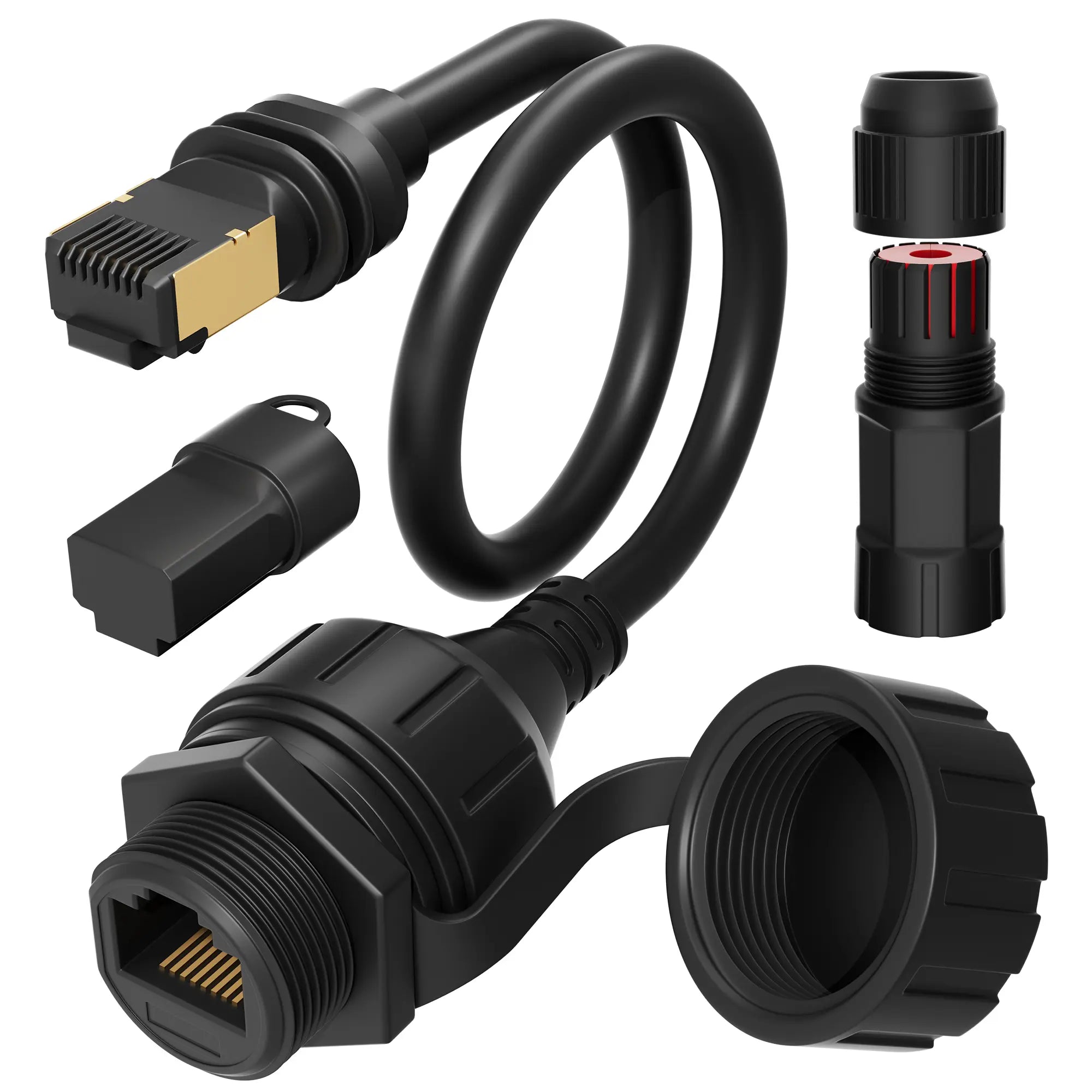 Outcamp SPX to RJ45 Waterproof Ethernet Adapter for Starlink Gen 3 & Mini | Australia