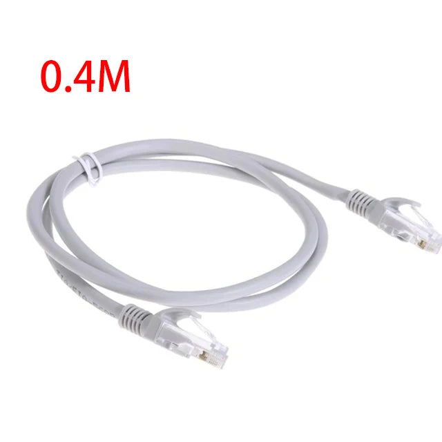 Cable Ethernet De Alta Velocidad Cat5e RJ45 Cable De Red LAN Enrutador De Ordenador Patch Cord,0.4M/1M/2M/3M/5M/10M/15M/20M/25M