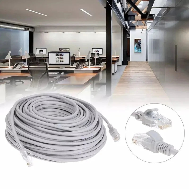 Cable Ethernet De Alta Velocidad Cat5e RJ45 Cable De Red LAN Enrutador De Ordenador Patch Cord,0.4M/1M/2M/3M/5M/10M/15M/20M/25M