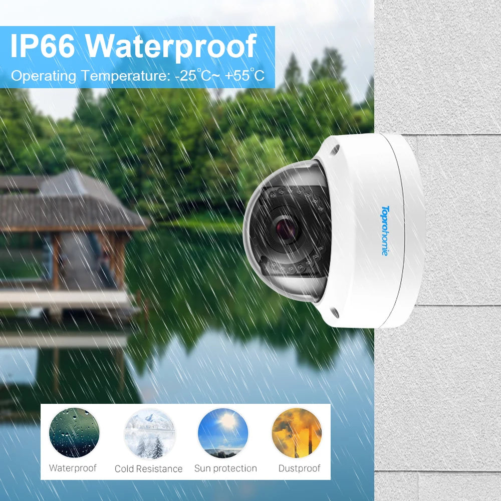 8CH 4K NVR Kit H.265 CCTV Security Camera System with 8MP Audio 5MP Vandal-Proof Dome POE IP Cameras Video Surveillance Set