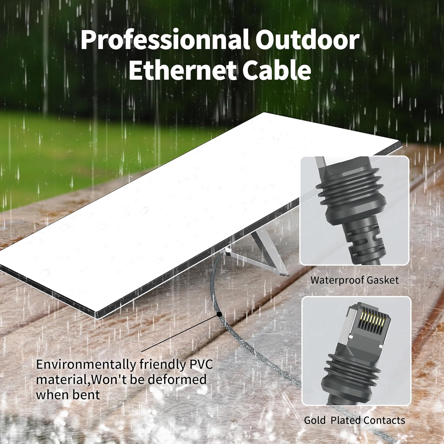 Starlink Gen 3 Ethernet Cable 10M Waterproof
