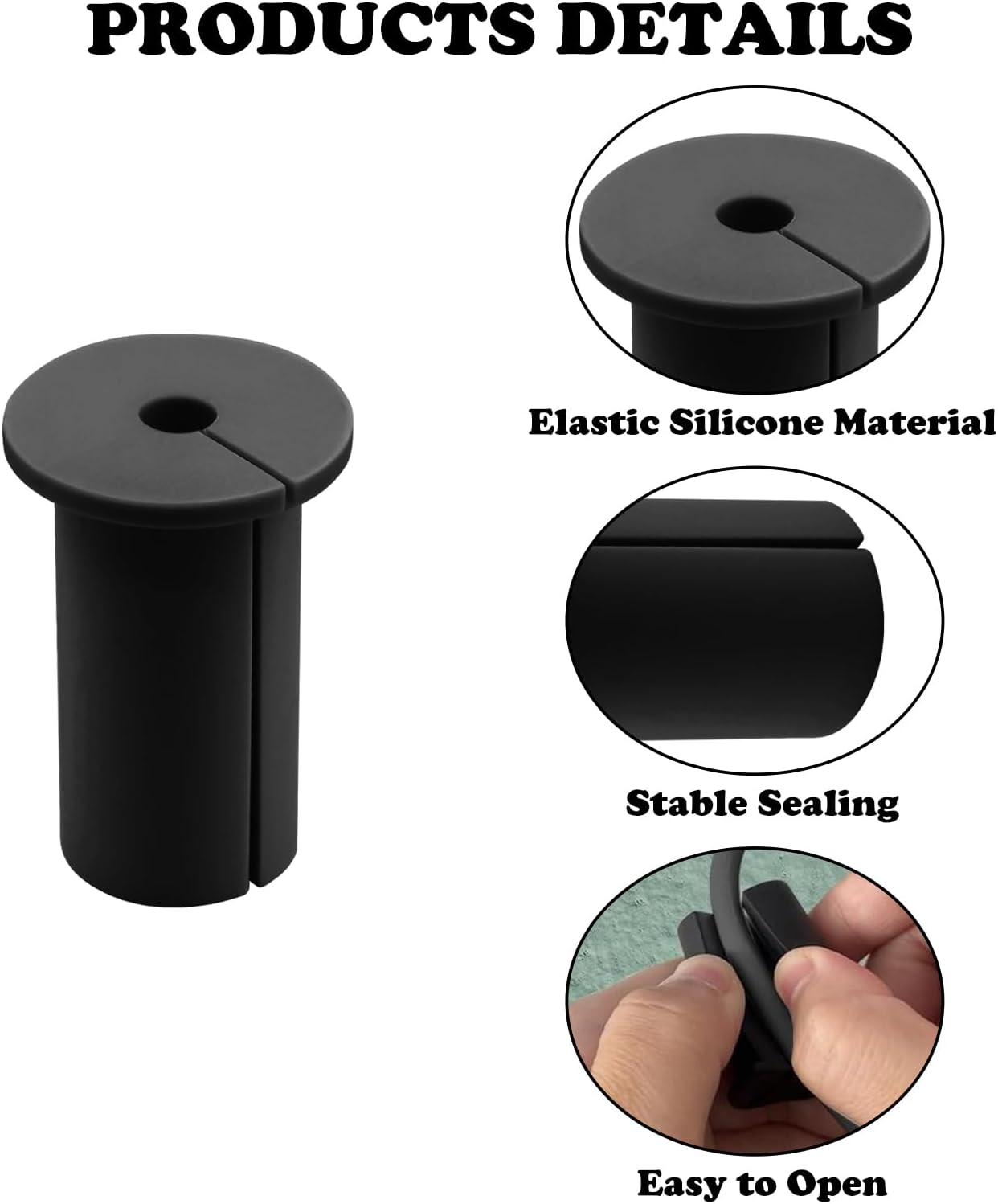 4 Pcs Wall Cable Pass Through Grommets