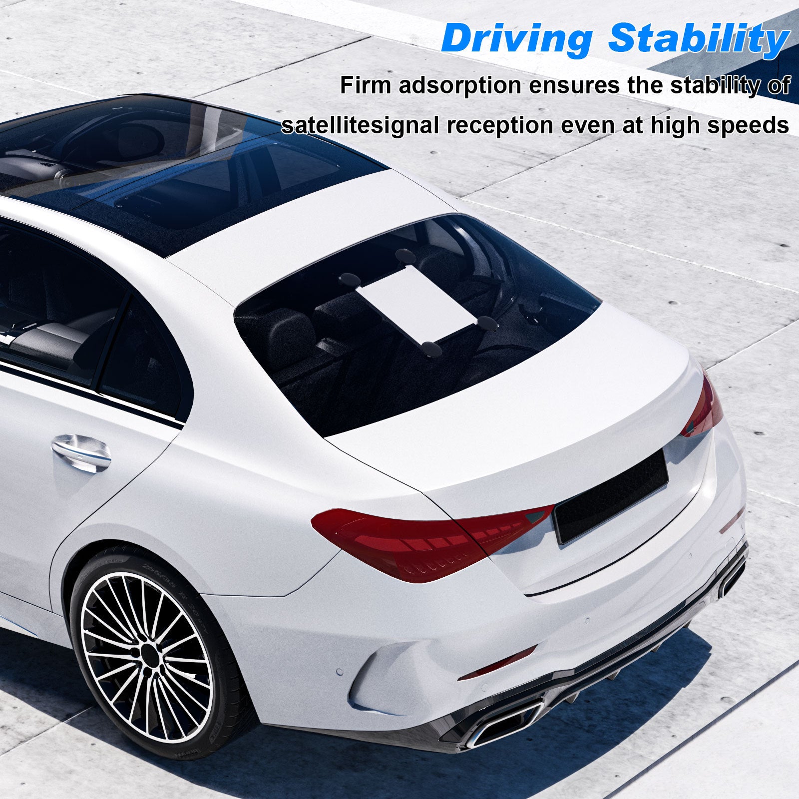 Suction Cup Mount Starlink Mini Black/White