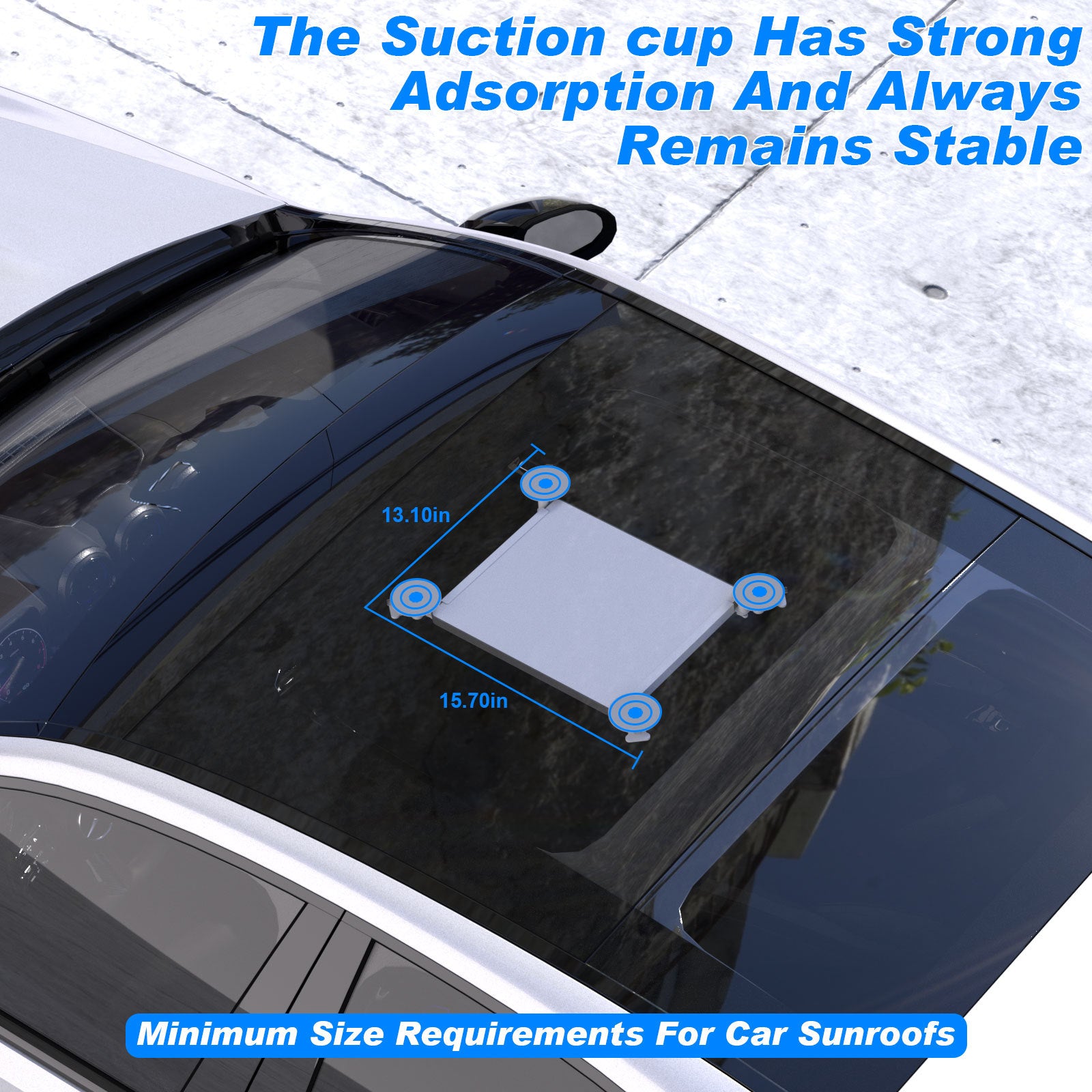 Suction Cup Mount Starlink Mini White