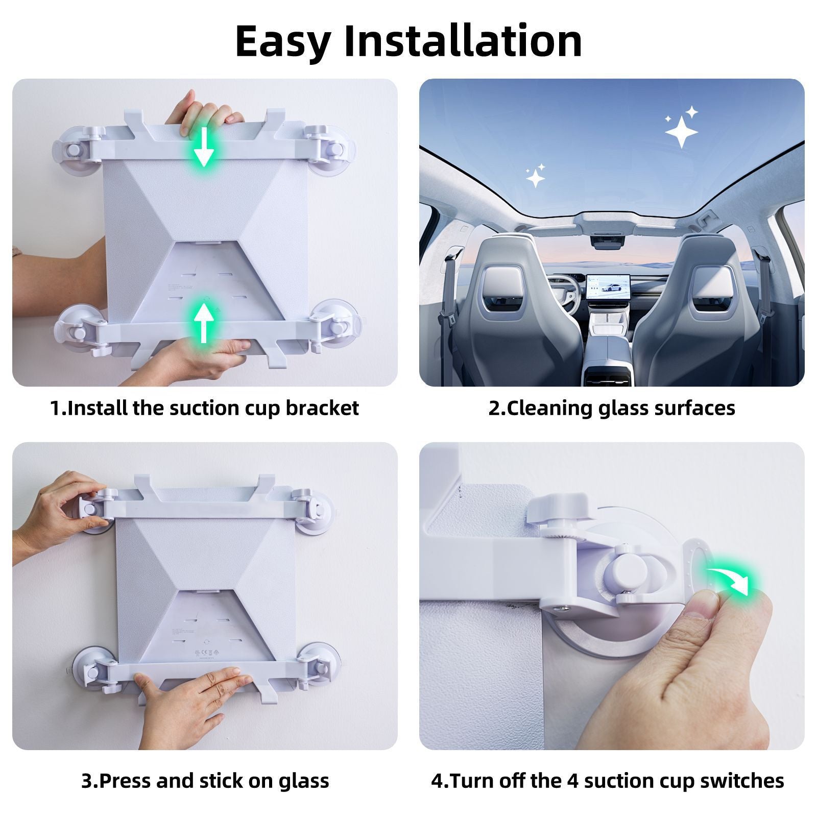 Quad-Suction Cup Mount Starlink Mini