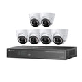 TP-Link VIGI NK8MP-T6425-2T 4MP Full-Color Turret IPC & 8-Channel PoE+ NVR Kit