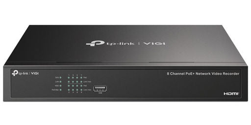 NETWORK VIDEO RECORDER 8 CHANNEL - TP-LINK VIGI 80MBPS POE+