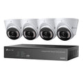 NETWORK VIDEO RECORDER KIT 4 CHANNEL WITH 4x TURRET DOME CAMERA - TP-LINK VIGI