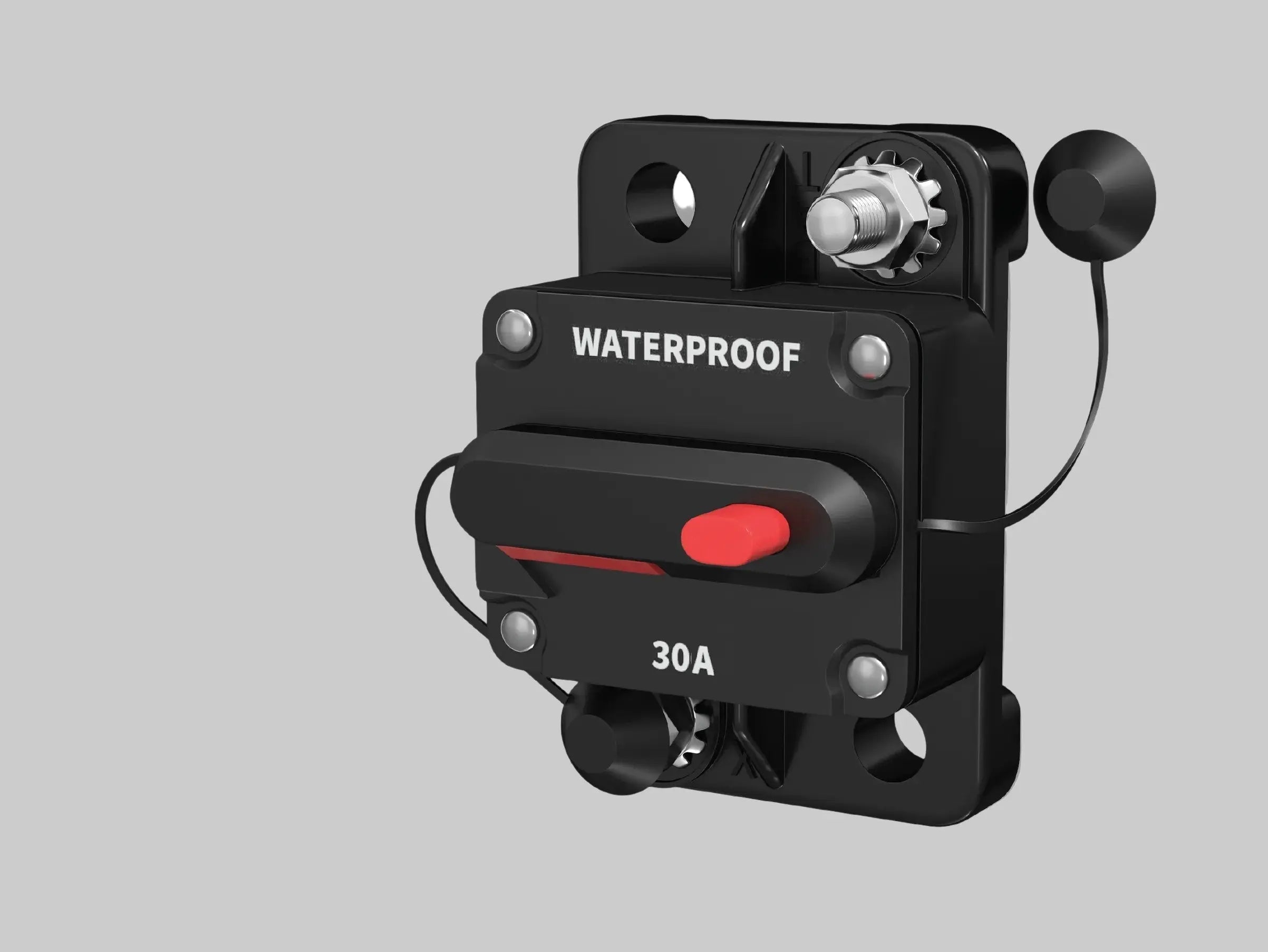 30–60A Resettable Circuit Breaker IP67 (12–24V)